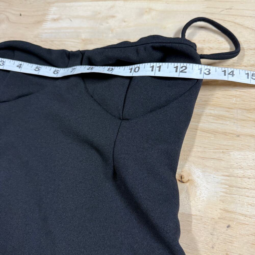 Haight NWOT Crepe Vintage Swimsuit Black Size L Adjustable Strap Underwire - Picture 6 of 10